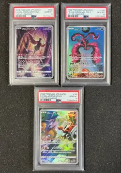 Pokemon Card Galarian Articuno Moltres Zapdos ALL PSA10 VSTAR Universe - Image 1