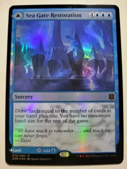 Sea Gate Restoration/Sea Gate Reborn Foil Zendikar Rising NM ENG MTG - Image 1