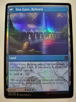 Sea Gate Restoration/Sea Gate Reborn Foil Zendikar Rising NM ENG MTG - Image 2