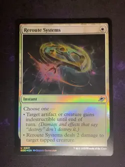 MTG * Reroute Systems (Foil) Edge Of Eternities * 1X * NM - Image 1