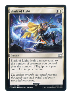Slash of Light NM #0032 Final Fantasy FIN MTG Magic the Gathering - Image 1