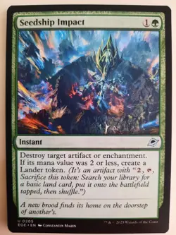Seedship Impact #0205 Edge of Eternities MTG Magic NM - Image 1