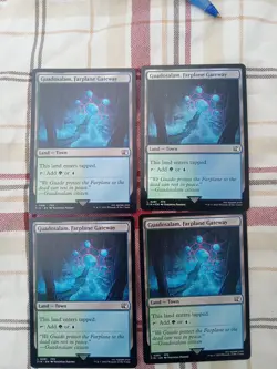 GUADOSALAM, FARPLANE GATEWAY x4 mtg NM-M Final Fantasy 4 Land 1 Foil 3 Regular - Image 1