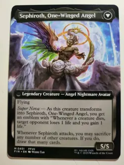 Sephiroth Fabled SOLDIER/Sephiroth One-Winged Angel EXT Final Fantasy NM ENG MTG - Image 2