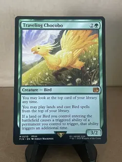 MTG - Traveling Chocobo - Final Fantasy M 0210  - NM Non Foil - Image 1