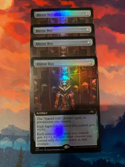 MTG Kamigawa Neon Dynasty Mirrow Box Extended Art Foil x 4 - Image 1