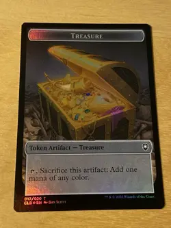 MTG Demon Token FOIL Commander Legends: Battle for Baldur's Gate NM English - Image 2