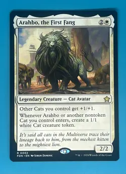 Mtg Arahbo, the First Fang Foundations Regular - Image 1