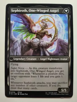 Sephiroth Fabled SOLDIER/Sephiroth One-Winged Angel Final Fantasy NM ENG MTG - Image 2
