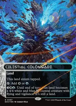 Celestial Colonnade x1 1x GALAXY FOIL Borderless Edge of Eternities EOS NM MTG - Image 1