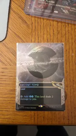 MTG Ancient Tomb Borderless foil Edge of Eternities: Stellar Sights Mythic NM - Image 1