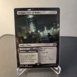 MTG Midgar, City of Mako 313 Borderless Regular Rare Final Fantasy FIN - Image 1