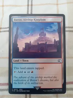 MTG Magic the Gathering Baron, Airship Kingdom (273/764) Final Fantasy NM - Image 1