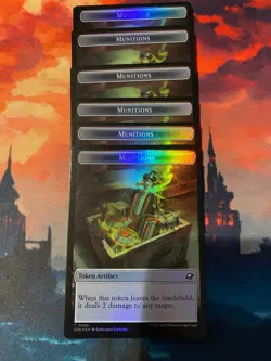 MTG Edge of Eternities Munitions Token Foil - Image 1