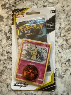 Pokemon TCG Team Up Blister Pack PAIR - Pikachu & Mimikyu Promos (SM162 & SM163) - Image 1