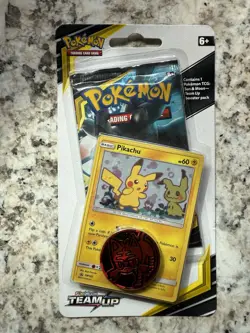 Pokemon TCG Team Up Blister Pack PAIR - Pikachu & Mimikyu Promos (SM162 & SM163) - Image 2