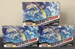 Pokemon Silver Tempest Build and Battle Stadium Factory Sealed - Set of 3 - Image 1