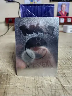 Mega M Shadow Lugia EX 159/300 Silver Foil Fan Made Pokemon - Image 2