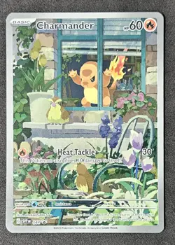 Pokemon SV: Scarlet & Violet Promo SVP CHARMANDER Black Star Promo #044 c - Image 1