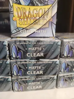 10 boxes Dragon Shield 60CT Japanese YuGiOh Size Matte Sleeves & 61 YuGiOh cards - Image 2