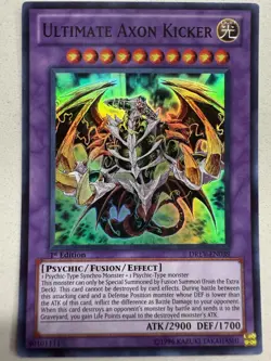YUGIOH - ULTIMATE AXON KICKER - SUPER RARE - 1ST ED - LP - DREV - Image 1