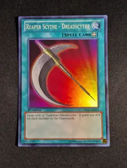 Yugioh - Reaper Scythe Dreadscythe DRLG-EN012 1st Edition Super Rare NM - Image 1