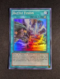 Yugioh - Battle Fusion DRLG-EN017 1st Edition Super Rare NM - Image 1