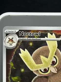 Pokemon TCG Noctowl #141 Promo Card Stellar Crown ETB, Near Mint/Mint (NM/MT) - Image 2