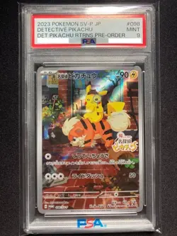 PSA9 Detective Pikachu 098/SV-P Nintendo Switch Promo Gem Mint Pokemon Card - Image 3