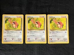 Lickitung Tongue Wrap/Supersonic 90 HP Pokemon Jungle TCG Card 38/64 - Lot of 3 - Image 1