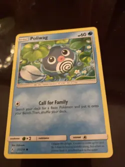 Pokemon Poliwag 37/214 Common Unbroken Bonds TCG CARD TRADING CARD - Image 1
