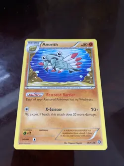Anorith 56/114 XY Steam Siege Regular Uncommon Card Pokemon TCG - Image 1