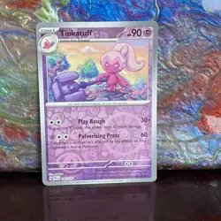 Pokemon Tinkatuff 104/193 Reverse Holo SV02: Paldea Evolved NM tcg card - Image 1
