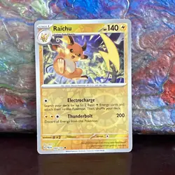 Raichu 064/193 Sv02: Paldea Evolved Reverse Holo Pokemon TCG CARD - Image 1