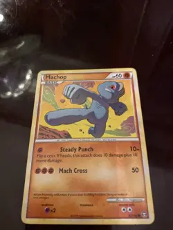 Machop 67/102 Pokemon Triumphant Common TCG CARD REGULAR - Image 1