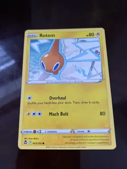 Rotom 053/195 Common Silver Tempest Pokemon TCG CARD - Image 1