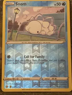 Snom 029/072 Shining Fates Reverse Holo Pokemon TCG CARD - Image 1