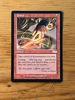 MTG - Magic the Gathering - Brand - Urza's Saga - Pro Tour Stamped - NM - Image 1