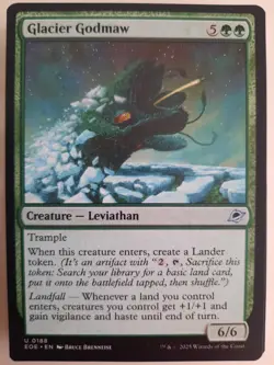 Glacier Godmaw #0188 Edge of Eternities MTG Magic NM X 2 Copies - Image 2