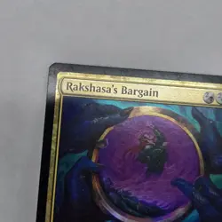 Rakshasa's Bargain Foil. Tarkir: Dragonstorm TDM U 0214 LP Light Play Mtg Magic - Image 3