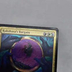 Rakshasa's Bargain Foil. Tarkir: Dragonstorm TDM U 0214 LP Light Play Mtg Magic - Image 4
