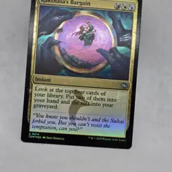 Rakshasa's Bargain Foil. Tarkir: Dragonstorm TDM U 0214 LP Light Play Mtg Magic - Image 5