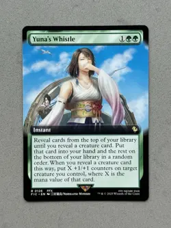 Yuna's Whistle #126 Extended Art Regular - MTG Commander Final Fantasy FIC - NM - Image 1