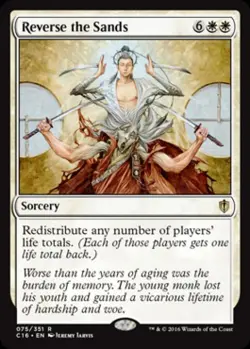Reverse the Sands - Medium Play MTG Commander 2016 Edition - Image 1
