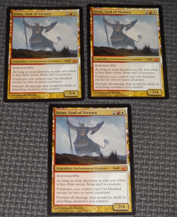 IROAS, GOD OF VICTORY X 3 (2014) Journey Into Nyx MTG Magic Regular WOTC - Image 1