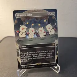 MTG Moogles' Valor 326 Borderless Regular Rare Final Fantasy FIN - Image 1