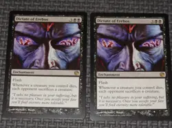 DICTATE OF EREBOS X 2 (2014) Journey Into Nyx MTG Magic Regular WOTC - Image 1