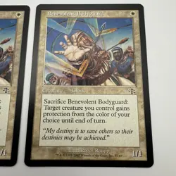2x Benevolent Bodyguard Judgment Magic The Gathering MTG Moderately Played MP - Image 5