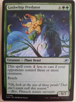 Lashwhip Predator #0195 Edge of Eternities MTG Magic NM X 2 Copies - Image 2