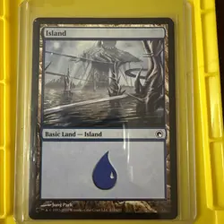 Magic The Gathering Scars of Mirrodin Island #235/249 Land MTG TCG CCG - Image 1